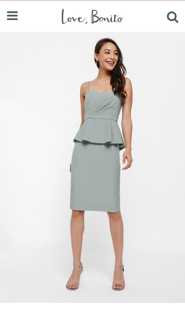 love bonito peplum dress