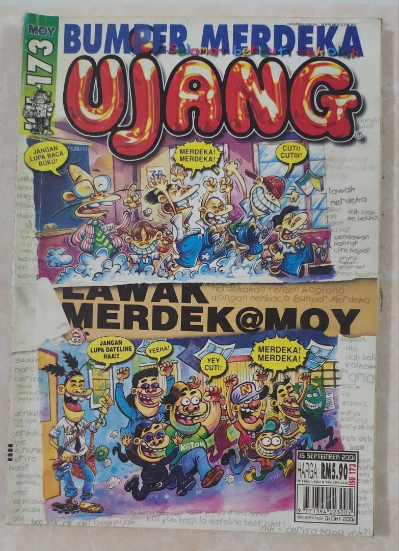 Majalah Ujang Bumper Merdeka Isu 173 Books Stationery Comics Manga On Carousell