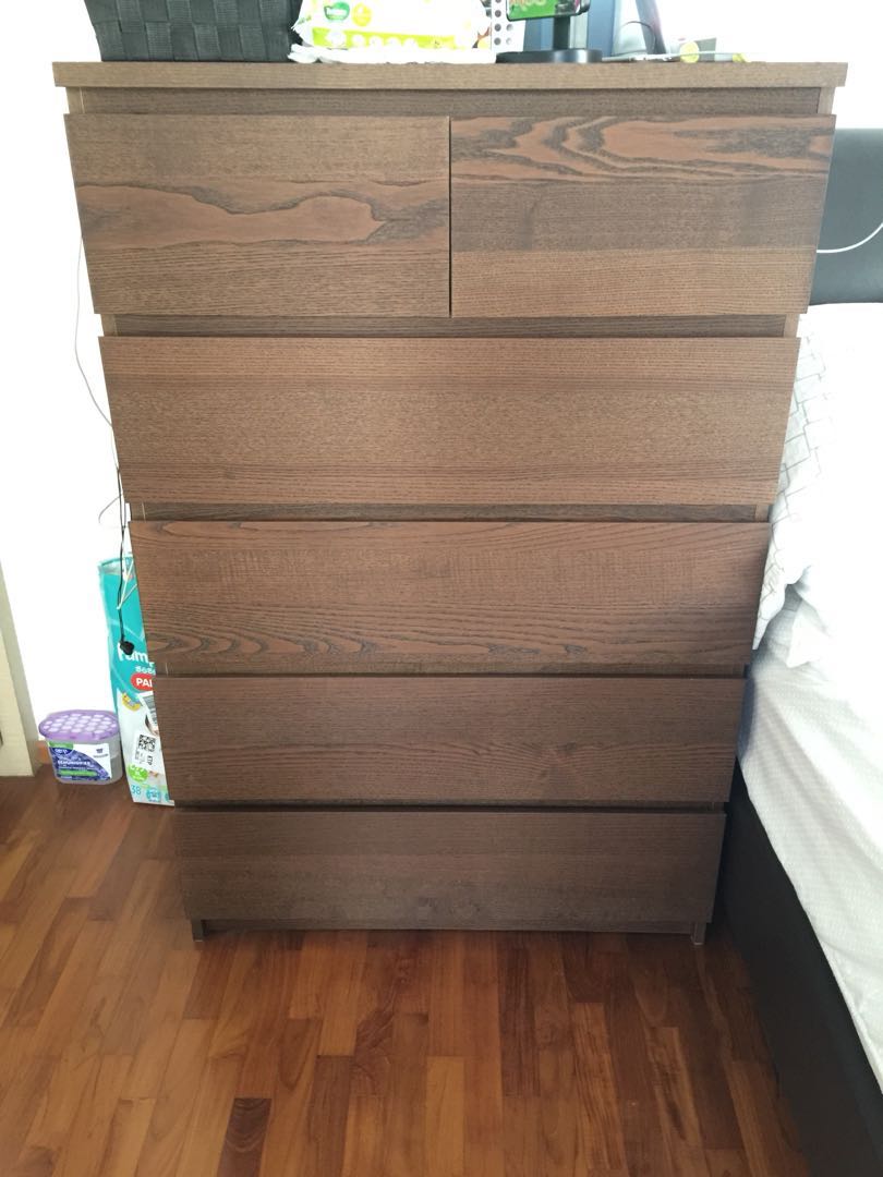 Malm 6 drawers (Sale 79 only), Furniture & Home Living, Furniture