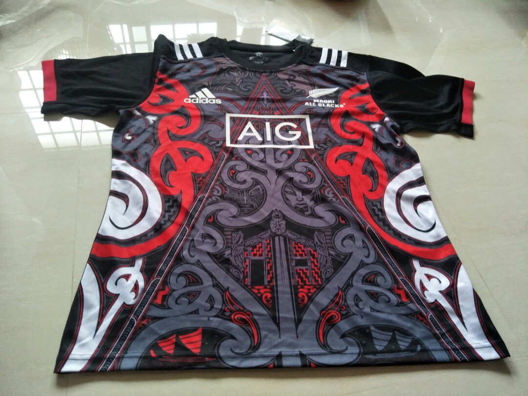 Maori All Blacks Training Shirt Sports Sports Apparel On Carousell