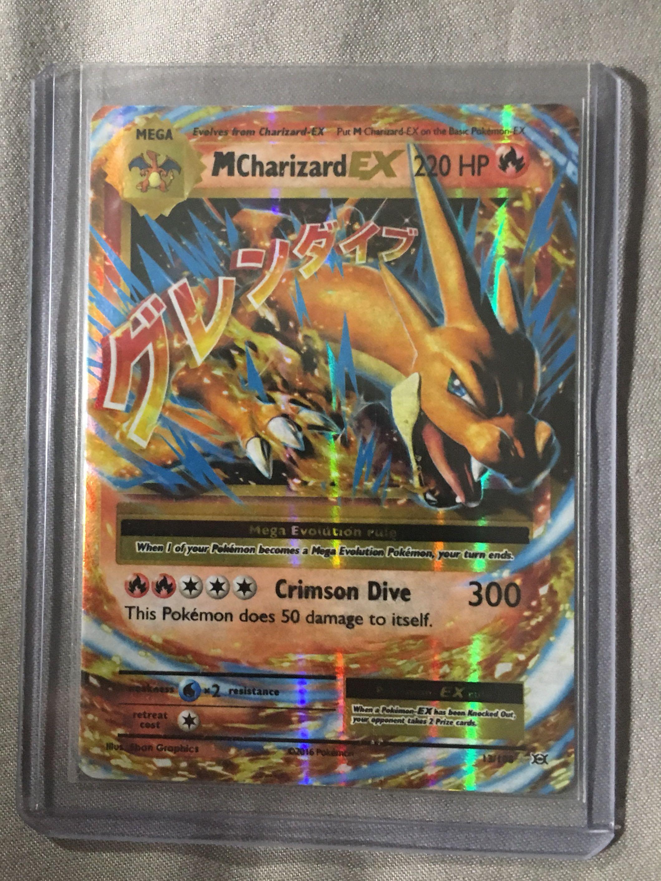 Mega Charizard Ex Evolutions Nfa Toys Games Board Games Cards On Carousell
