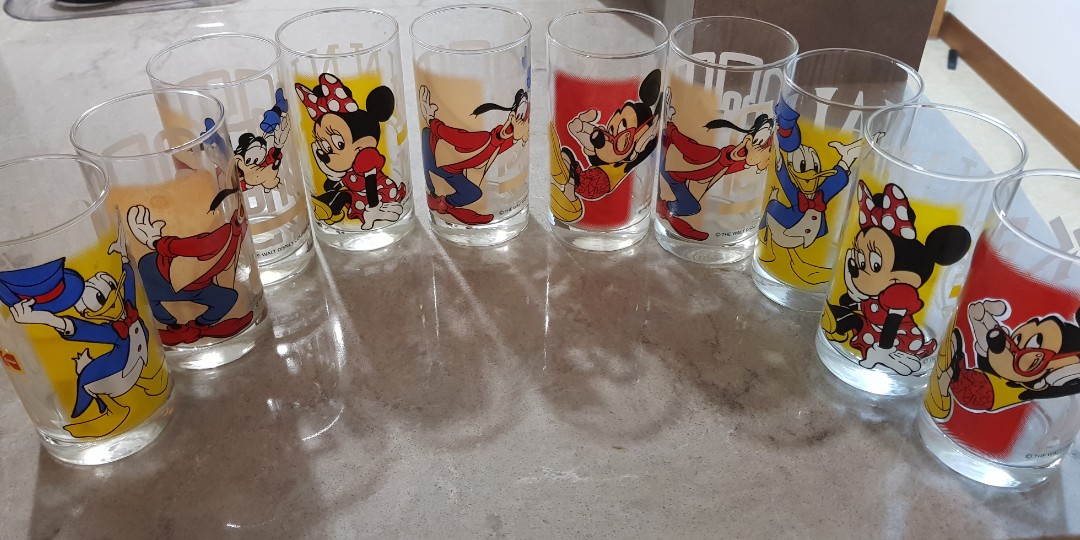 Vintage Kodak Disney Mickey Mouse children's drinking glass