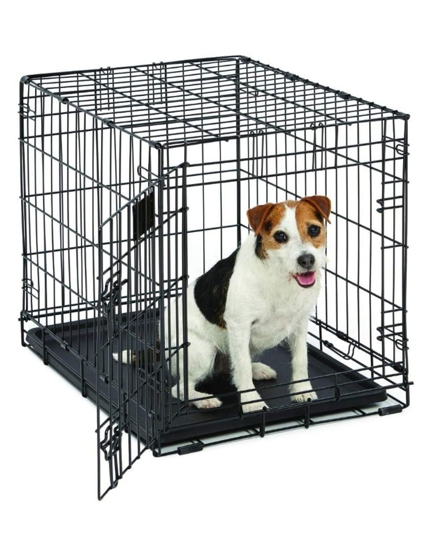 Midwest Life Stages 24" Heavy Duty Foldable Dog Crate, Pet Supplies