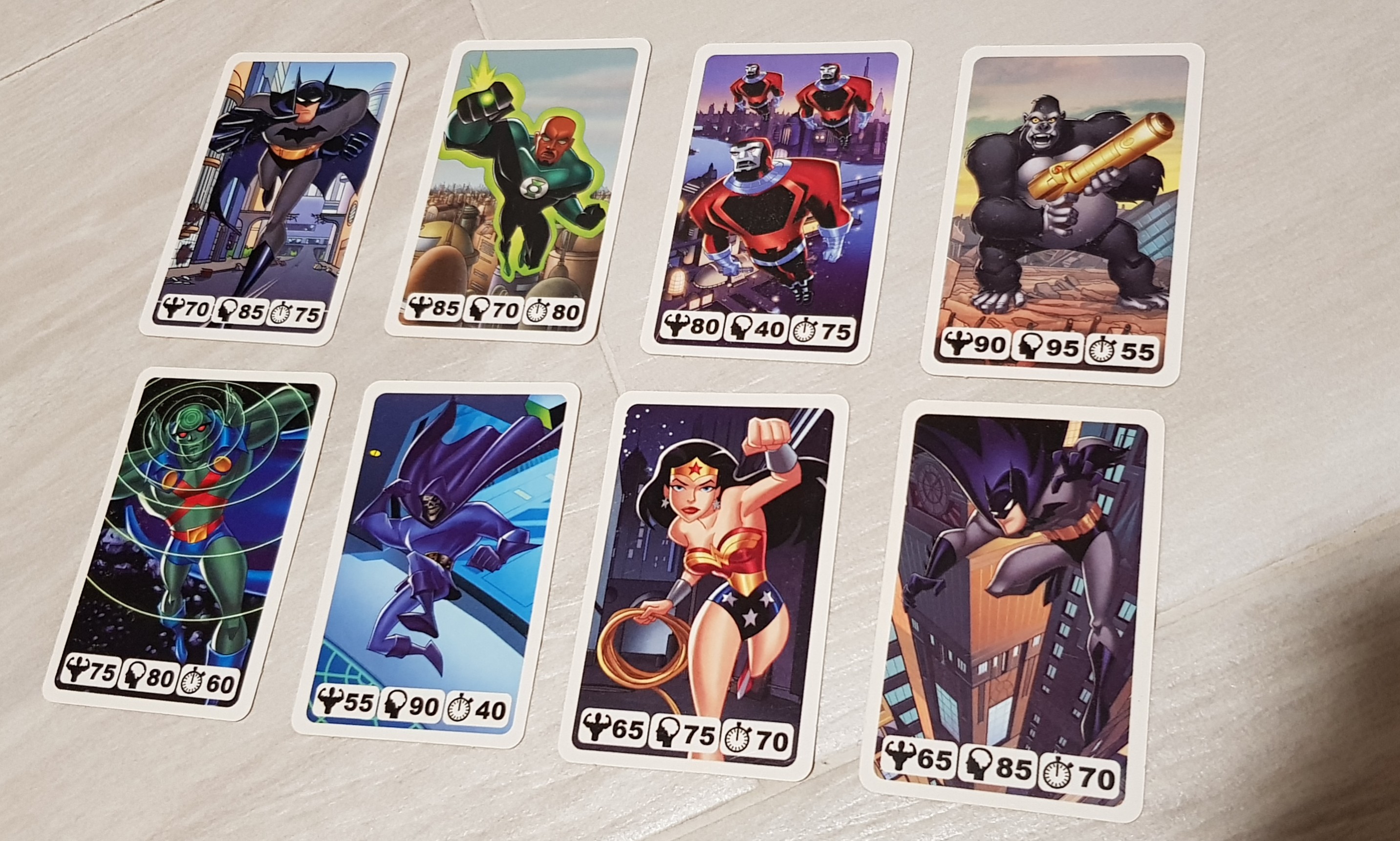 Mini justice league playing cards from Nestle, Hobbies & Toys, Toys