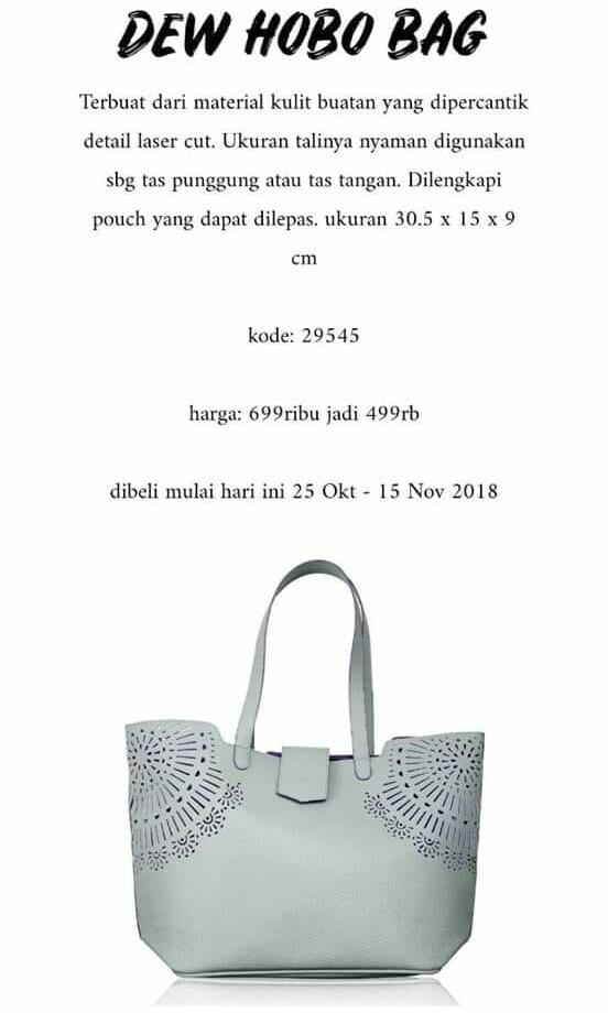 Dew hobo bag hotsell oriflame