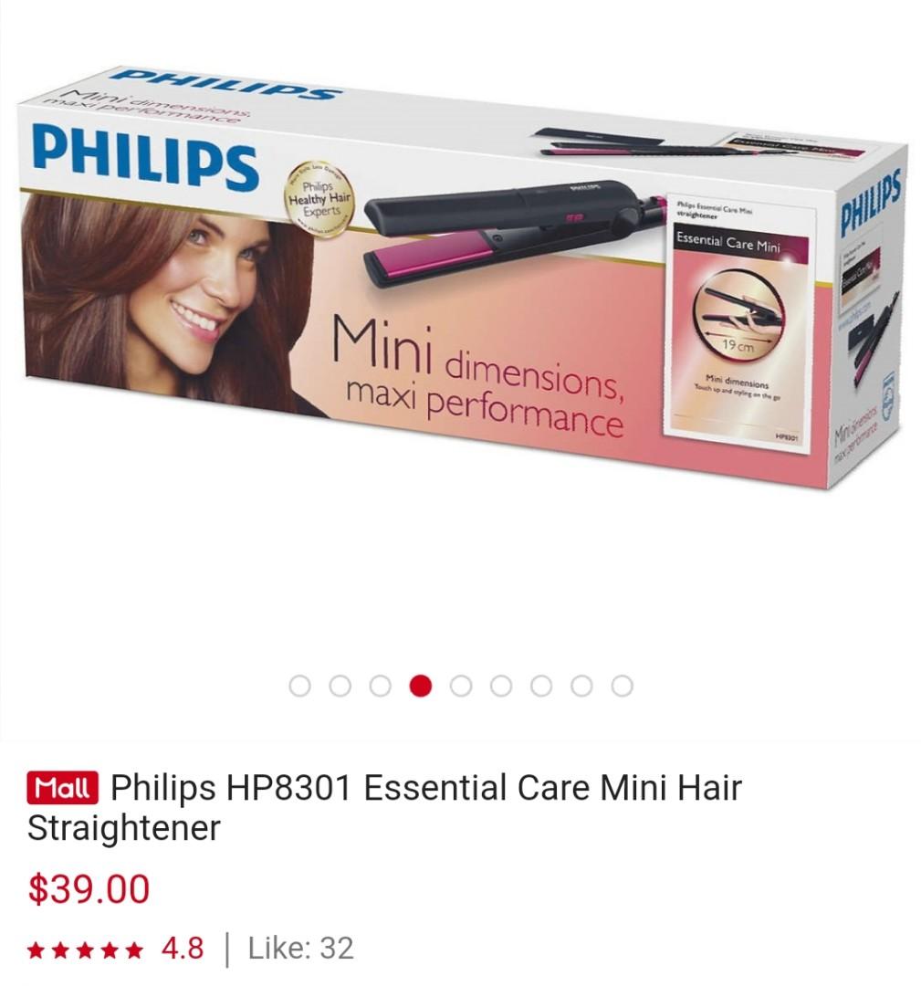philips small hair straightener