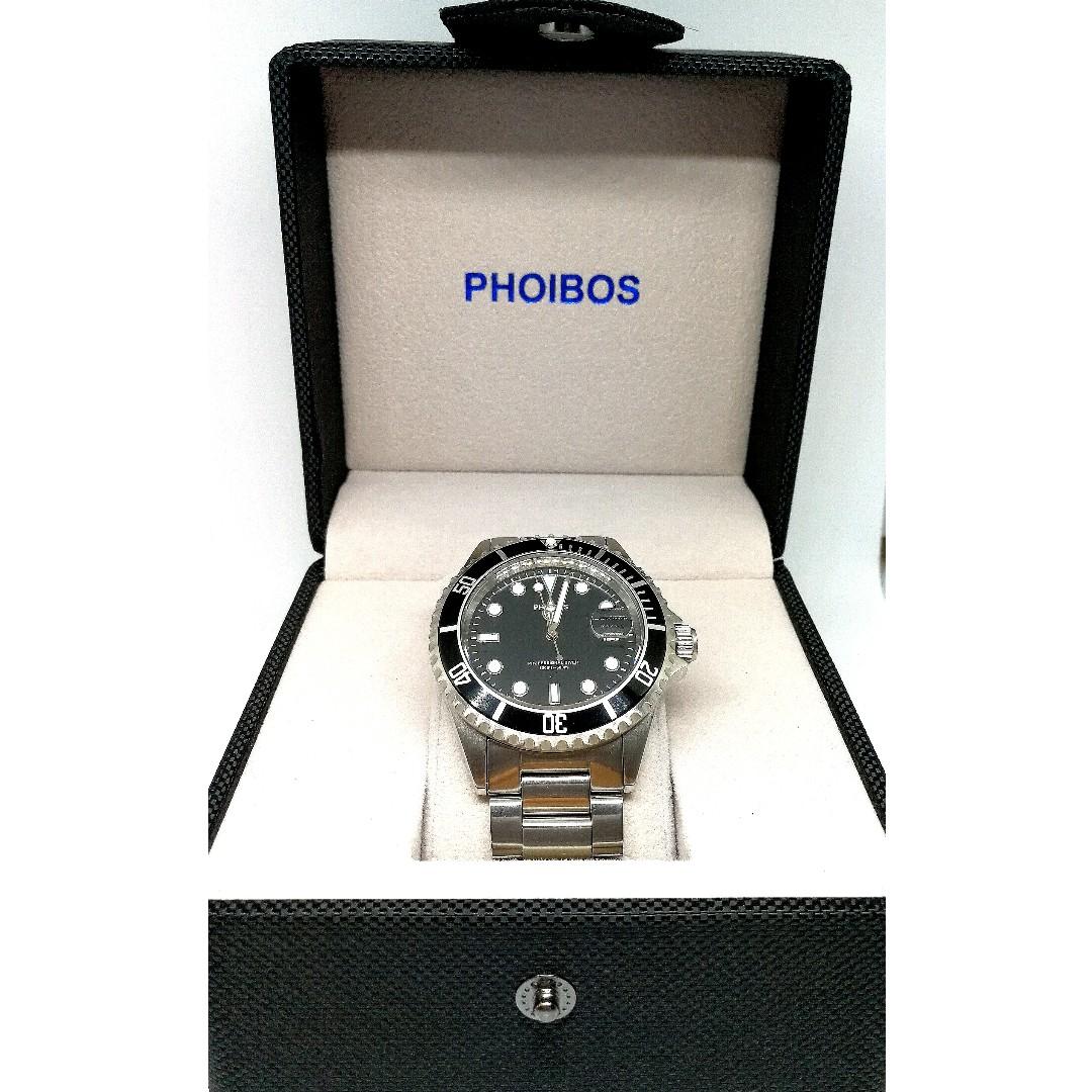 Phoibos Submariner homage PX002C 300M Dive Watch Swiss Mvmt No Trades