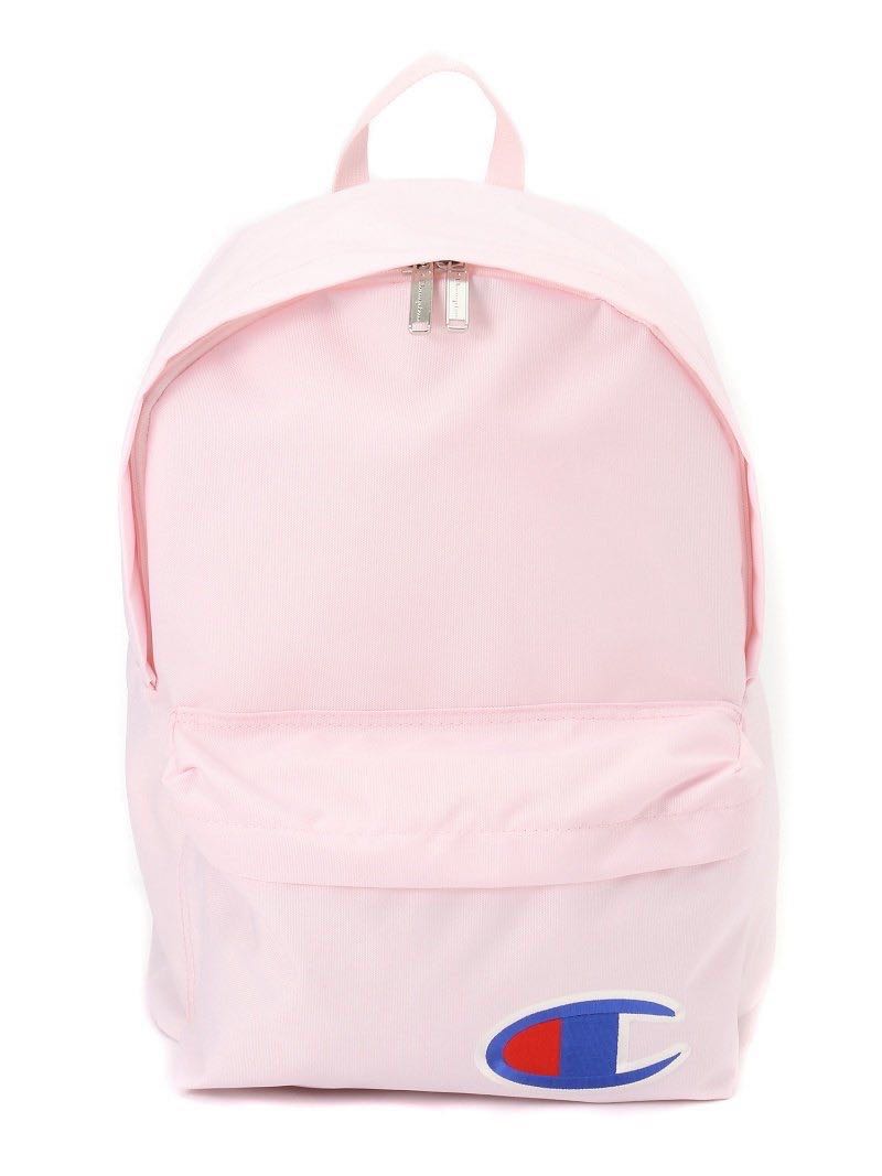 Pink Champion Backpack, Women's Fashion 