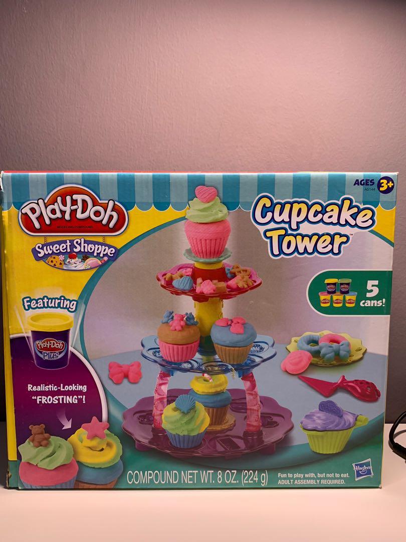 play doh cupcake tower