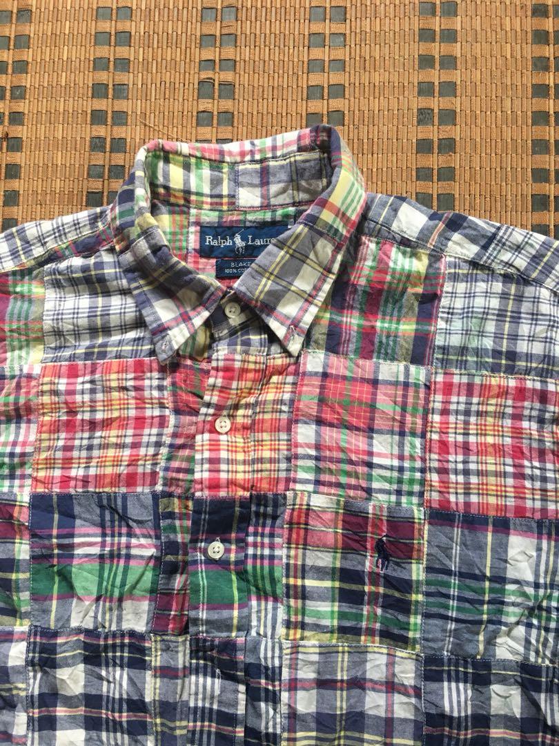Polo patchwork shirt hotsell