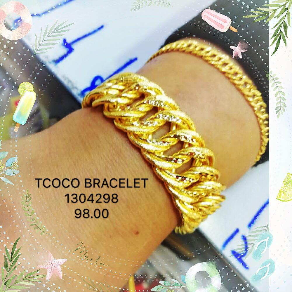 Rantai Tangan Emas Korea Bangkok 24k Coco Sajat Women S Fashion Jewellery On Carousell
