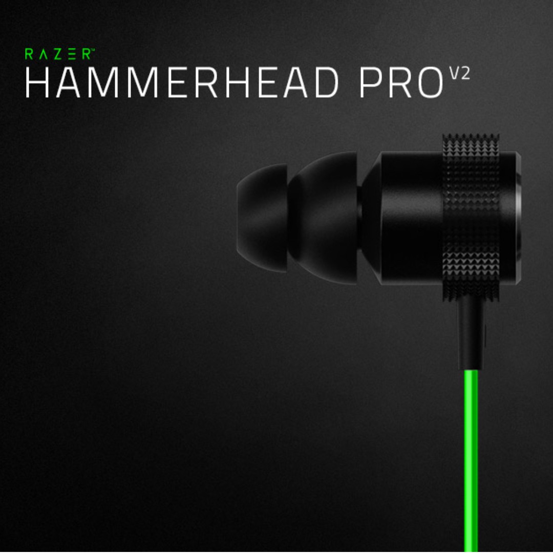 Razer 雷蛇戰錘狂鯊耳塞式耳機hammerhead Pro V2 電腦3c 電腦零件週邊在旋轉拍賣
