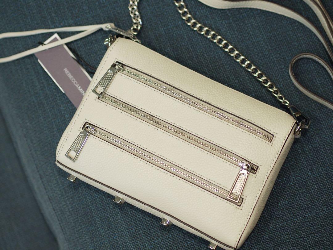 Rebecca Minkoff Mini 5 Zip Crossbody Bag Grey Women s Fashion