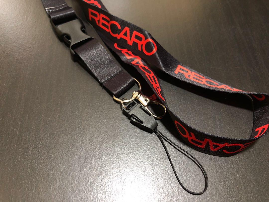 Recaro Bucket Seat Car Lanyard Keychain, Car Accessories, Accessories ...