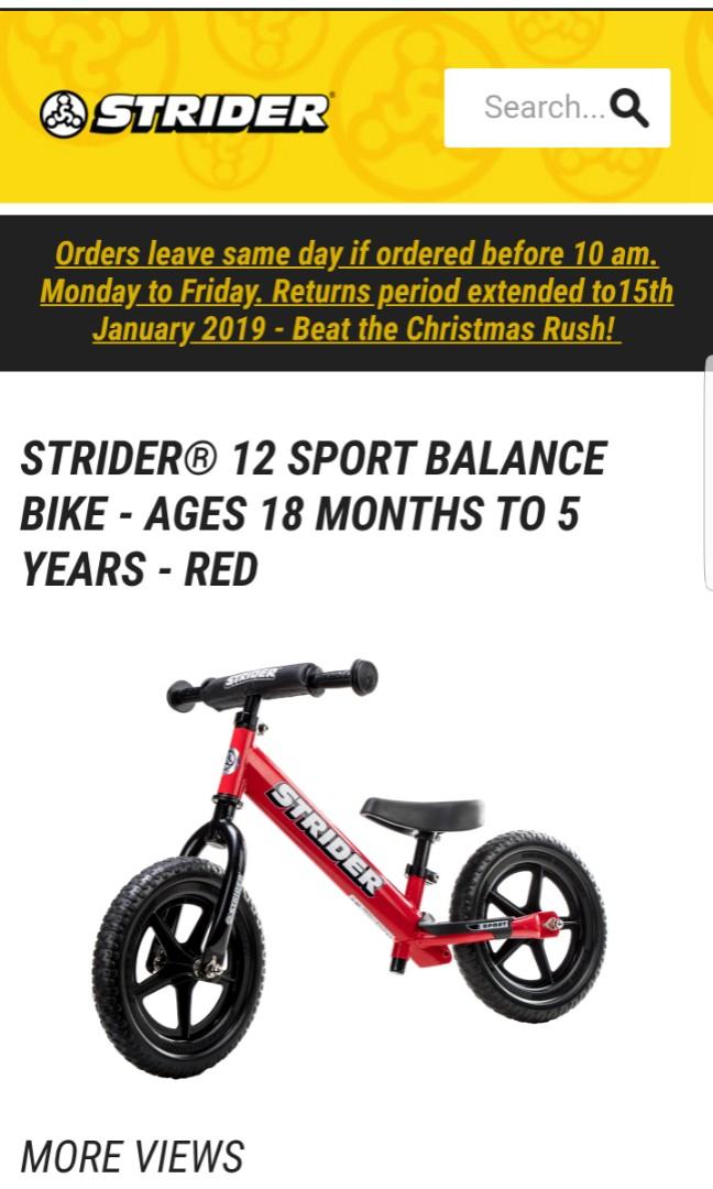 red strider bike