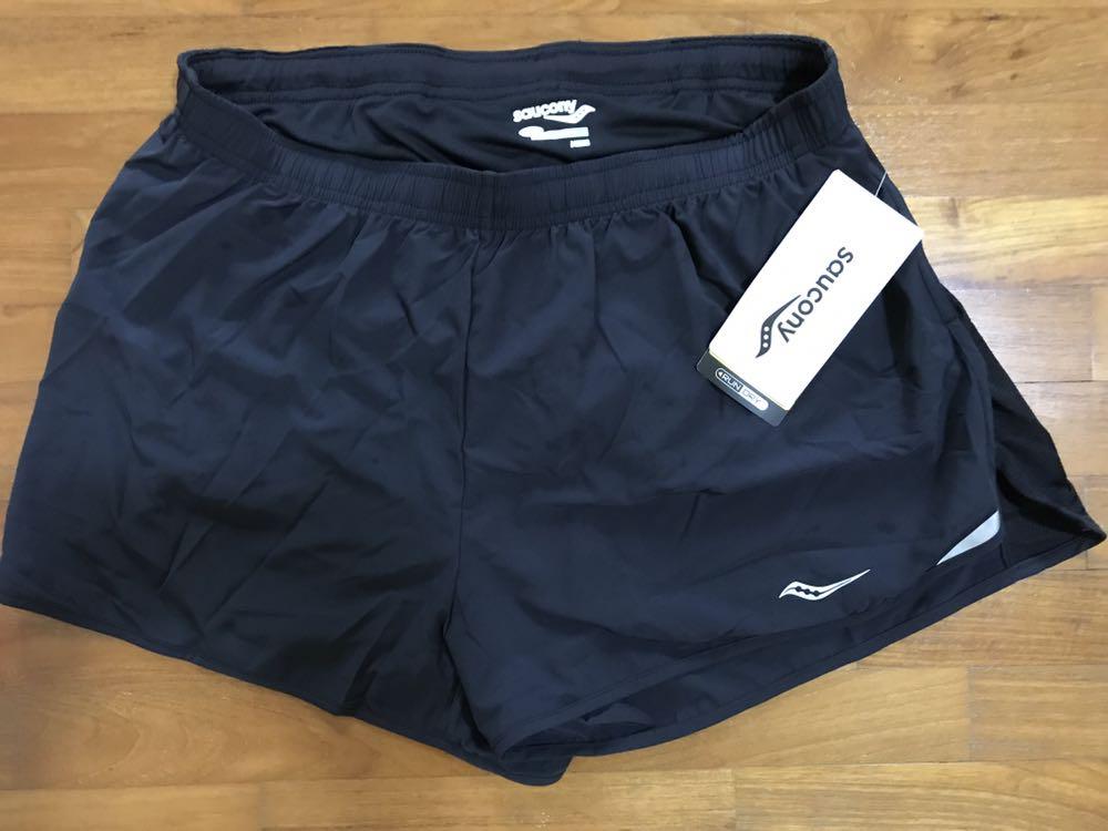 Saucony men's exercise running shorts gear, Sports, Sports Apparel on  Carousell