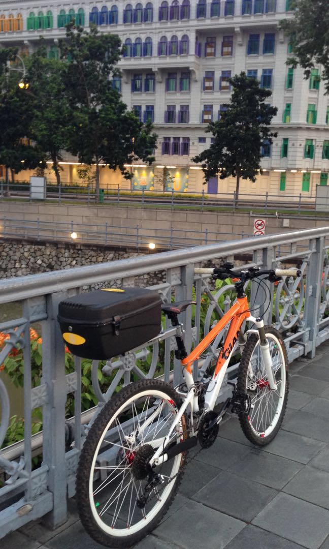 bike rear rack box