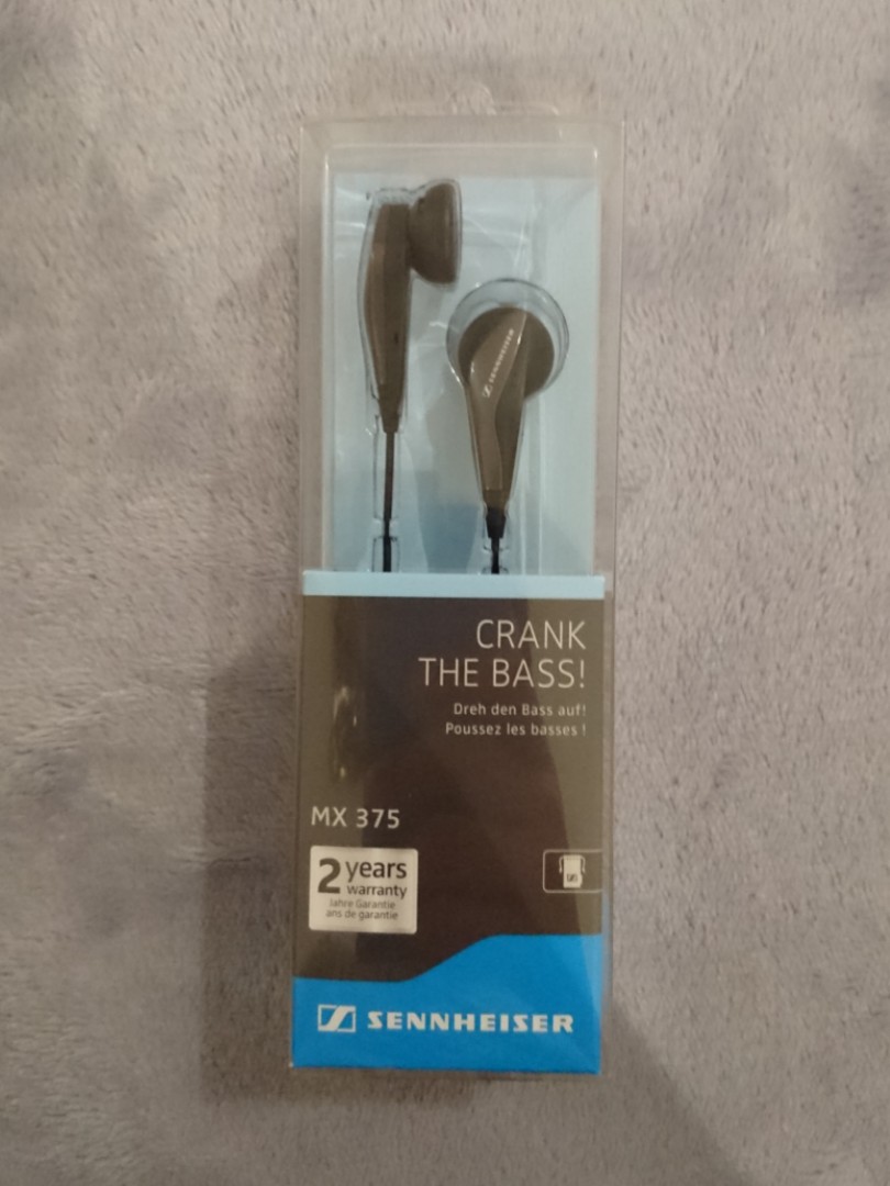 Sennheiser MX 375 In-Ear Headphones, Everything Else on Carousell