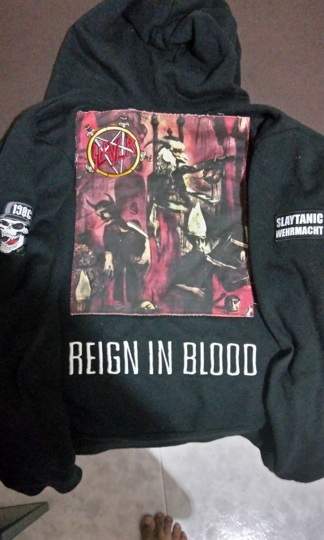 Slayer raining blood hoodie, Men's Fashion, Tops & Sets, Hoodies on ...