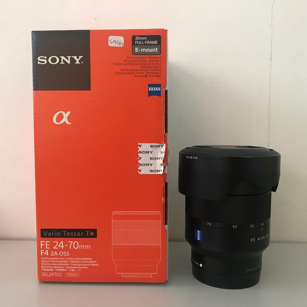 Sony Vario Tessar T Fe 24 70mm F4 Za Oss Photography Lenses On Carousell Sony Vario Tessar T Fe 24 70mm F4 Za Oss Photography Lenses On Carousell