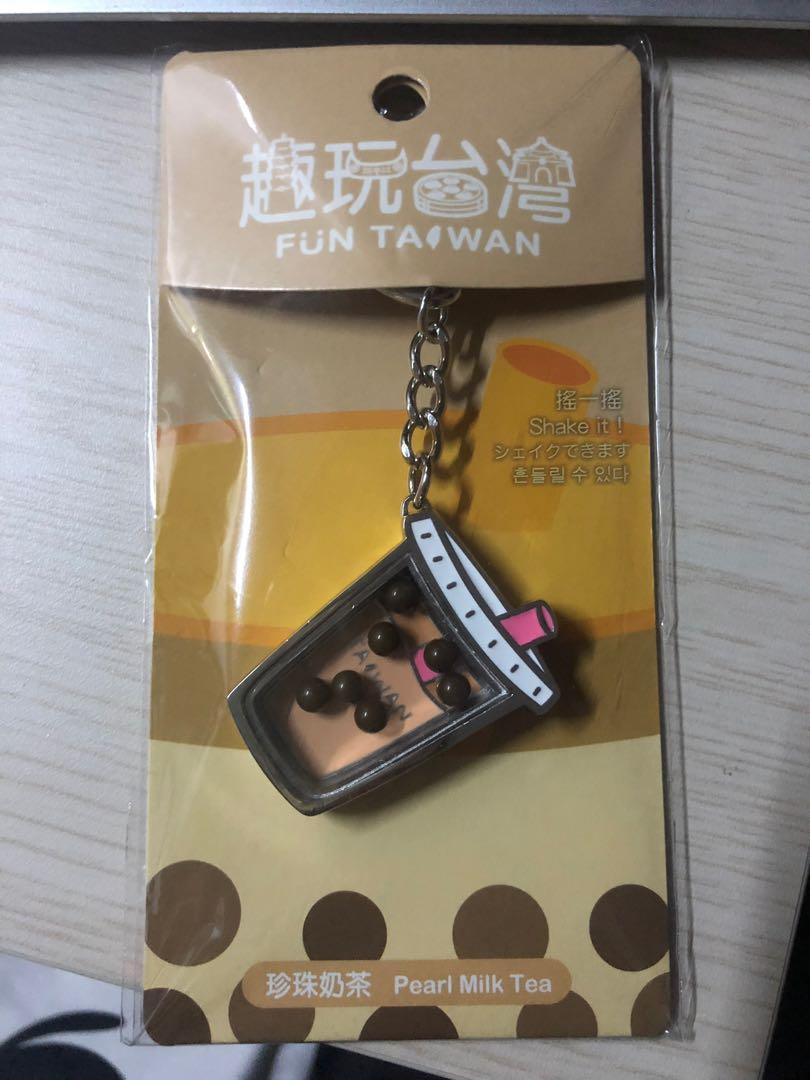 Taiwan Bubble Tea Keychain Everything Else On Carousell ((珍珠奶茶 bubble milk tea +冬瓜茶winter melon tea) 2 conversations! taiwan bubble tea keychain