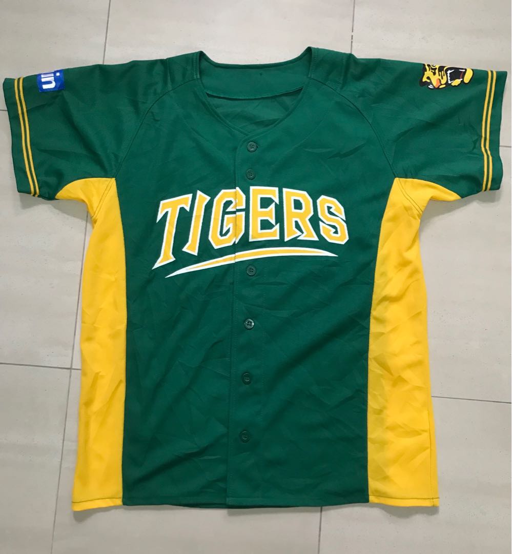 Tigers Baseball Jersey, Men's Fashion 