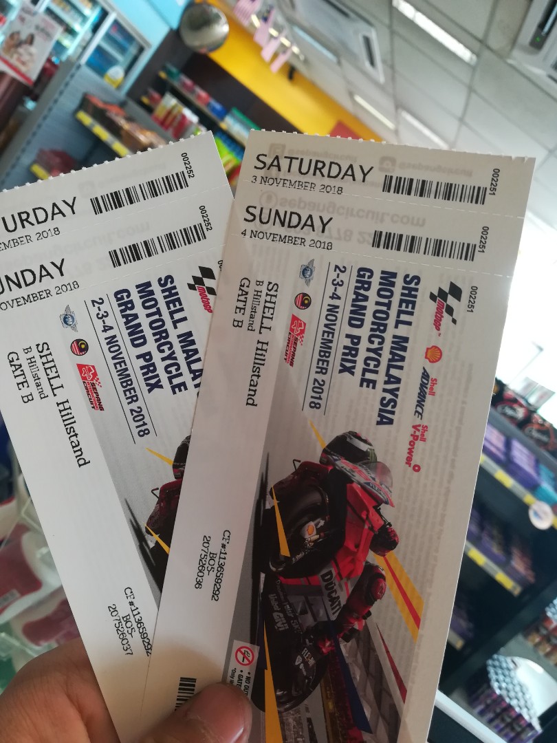 Tiket MotoGP, Tickets & Vouchers, Local Attractions and Transport on ...