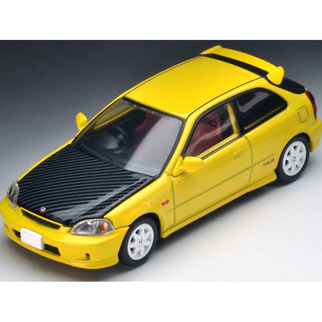 Tomica Limited Vintage Neo Honda Civic Type R Ek9 97 Model Hong Kong Custom Yellow Version Protective Case Included Toys Games Others On Carousell