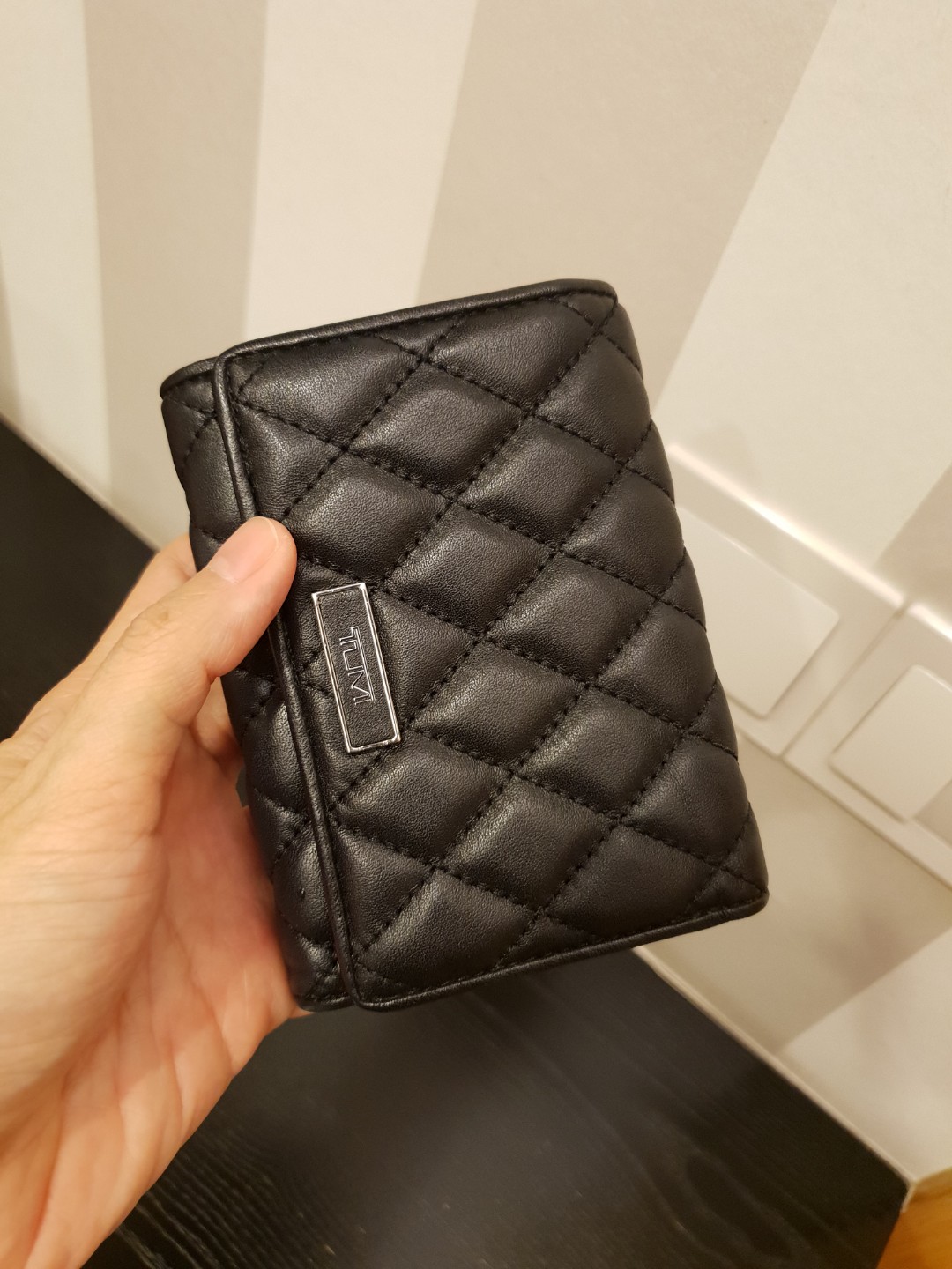 Tumi zip around small wallet Luxury Bags Wallets on Carousell