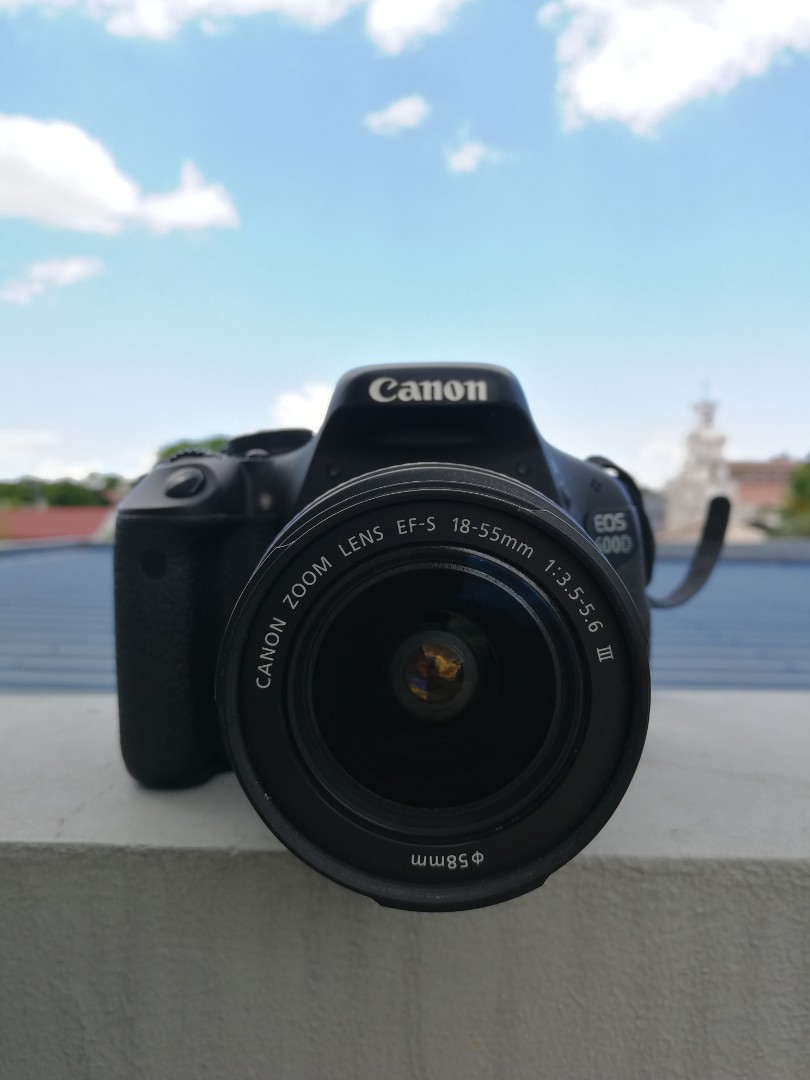 Negotiable Used Canon 600d + Kit lens (Manual Focus), Photography on  Carousell