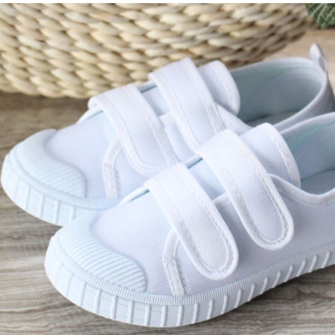 White Sneakers Canvas Shoes for Girls 