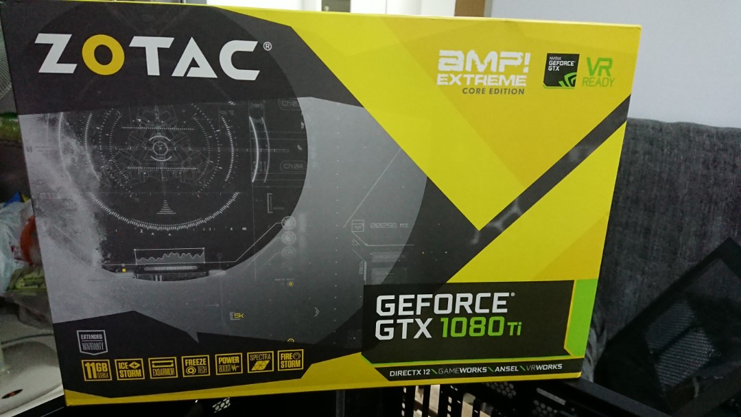 Wts Zotac Geforce Gtx 1080ti Amp Extreme Electronics Computer Parts Accessories On Carousell