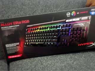 HyperX Alloy Elite RGB Mechanical Gaming Keyboard - Cherry MX Blue