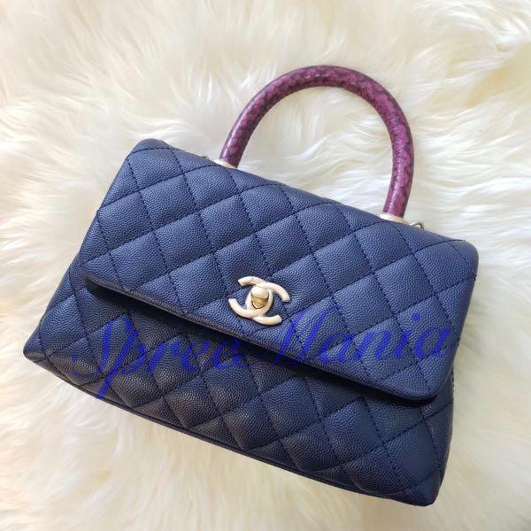 Chanel Mini (Small) Coco Handle Quilted Pink Caviar Gold Hardware 20A – Coco  Approved Studio