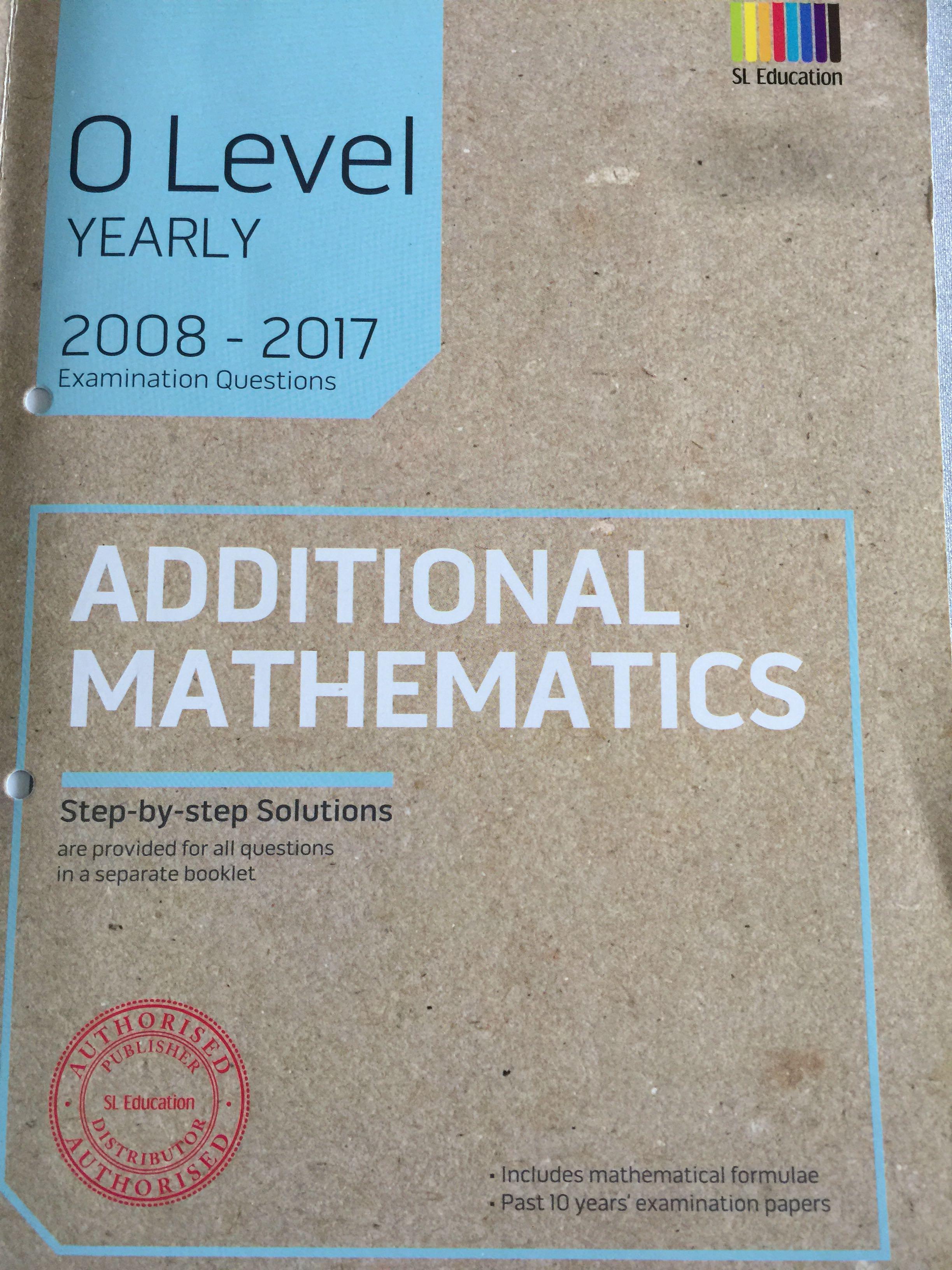 Additional maths revision books hobbies toys books magazines