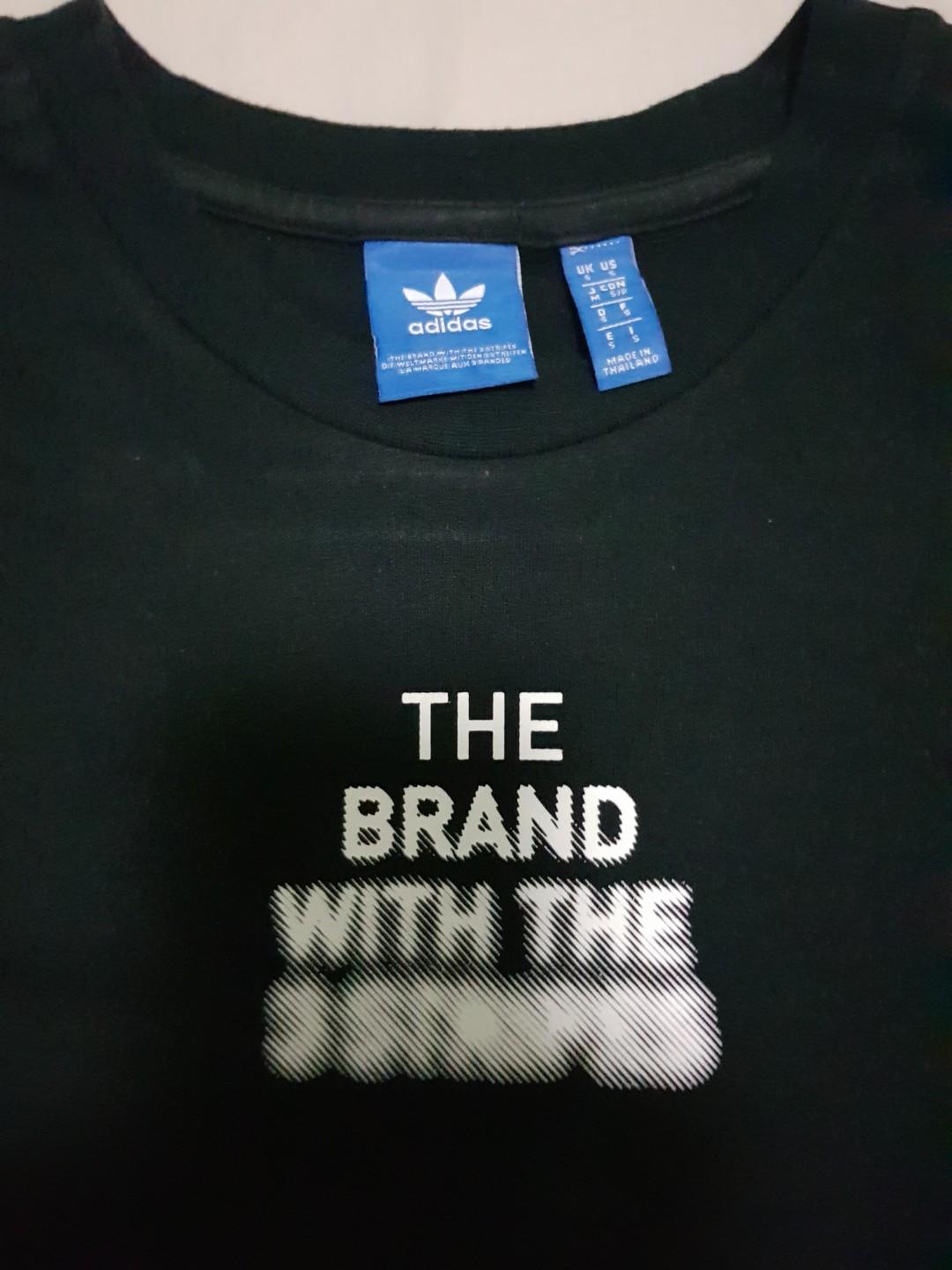 The brand with the shop 3 stripes t shirt