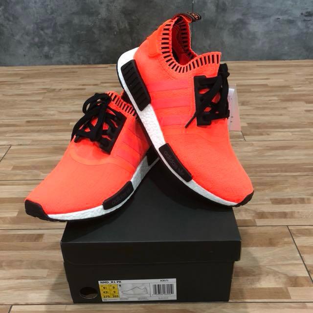 Adidas NMD R1 Size Exclusive Orange Noise Men s Fashion