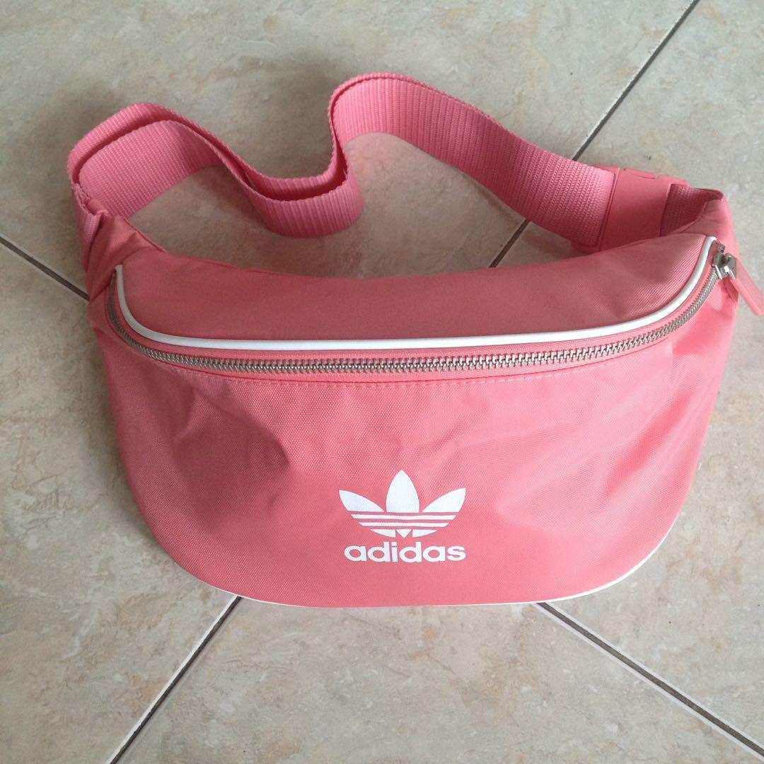 Adidas pink belt bag online