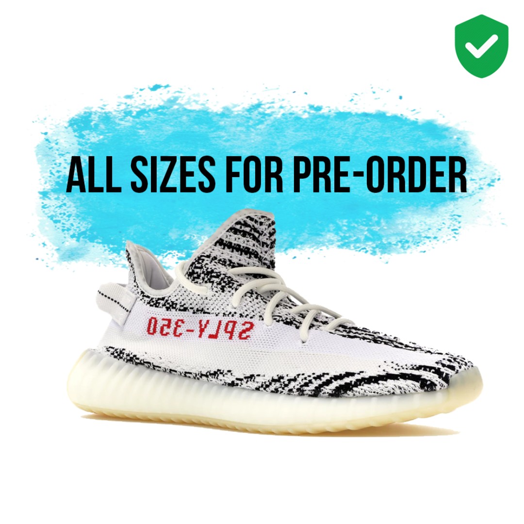 yeezy zebra pre order