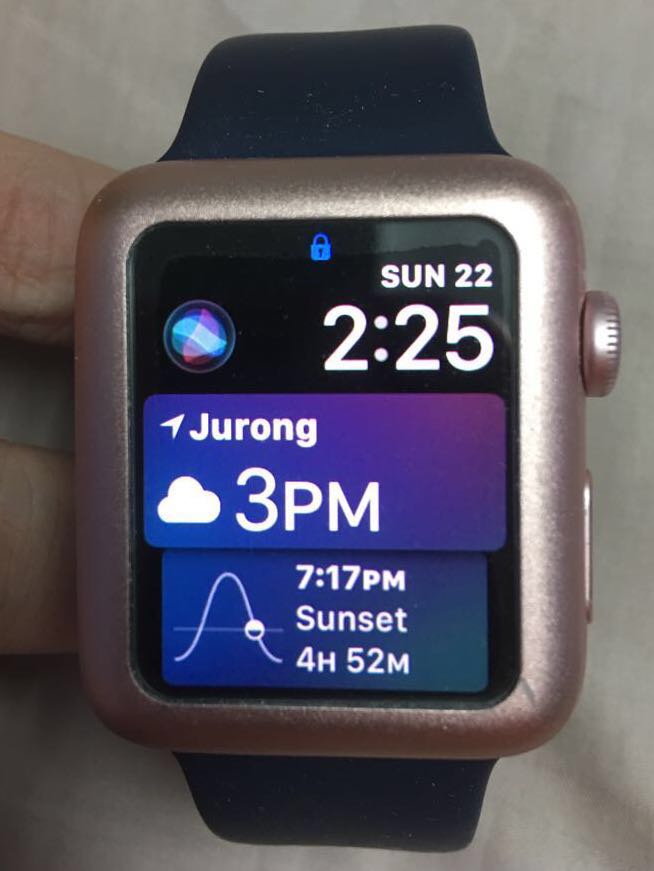 apple watch series 2 gold midnight blue