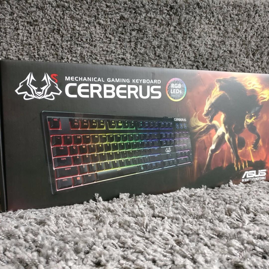 Asus Cerberus Mechanical Mech Rgb Keyboard Blue Switch Electronics Computer Parts Accessories On Carousell