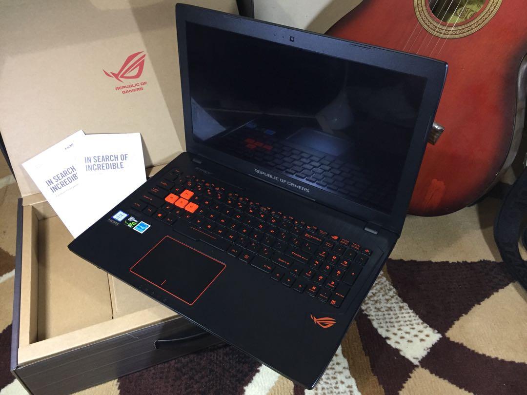 Asus Rog Gl553vw I7 Gtx960 Ram 16gb Ssd250 Hdd 1tb Fullset Elektronik Komputer Laptop Di Carousell
