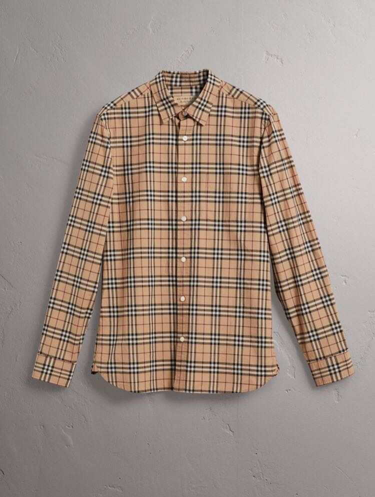 burberry nova check shirt mens