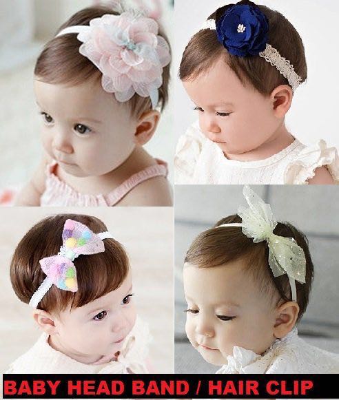 baby head band / baby hair clips 