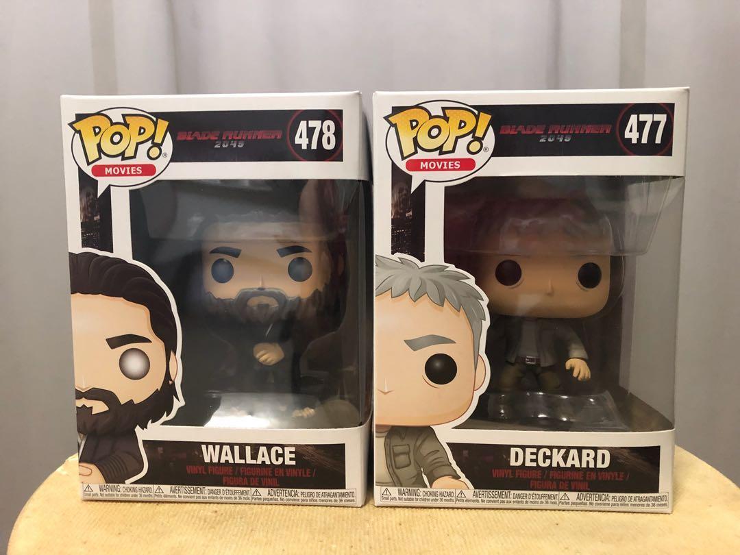 Blade Runner Funko Pop Set Deckard And Wallace Toys Games Bricks Figurines On Carousell