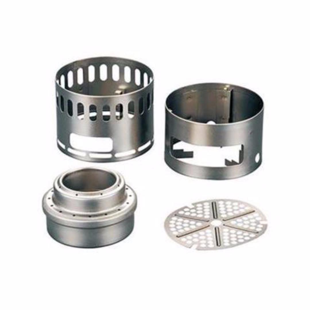 Bnib Evernew Titanium Alcohol And Wood Stove Made In Japan Travel Travel Essentials Outdoor Camping On Carousell