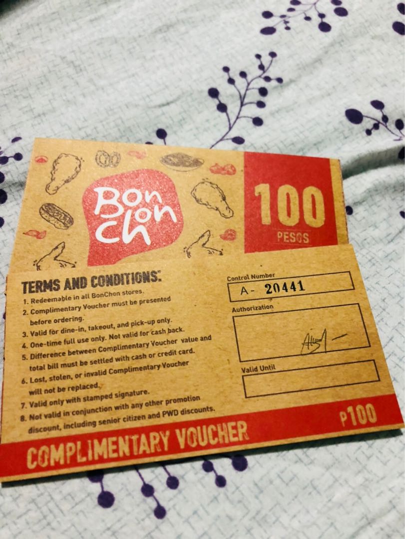 Bonchon promo code deals