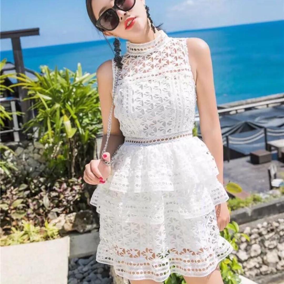 White party outlet dresses 2018