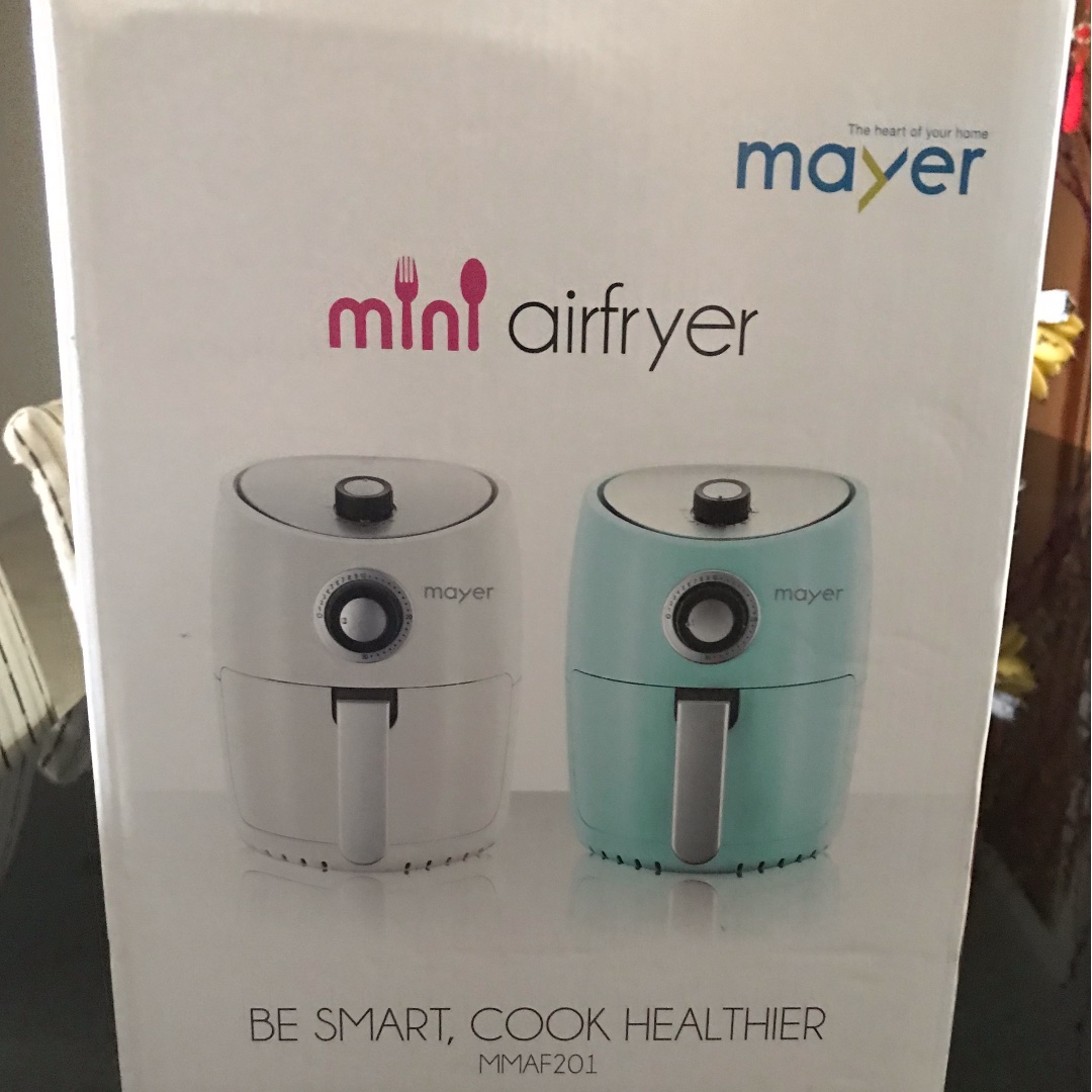 Brand New White MAYER Mini 1.7L Air Fryer (MMAF201), Home Appliances, Kitchenware on Carousell