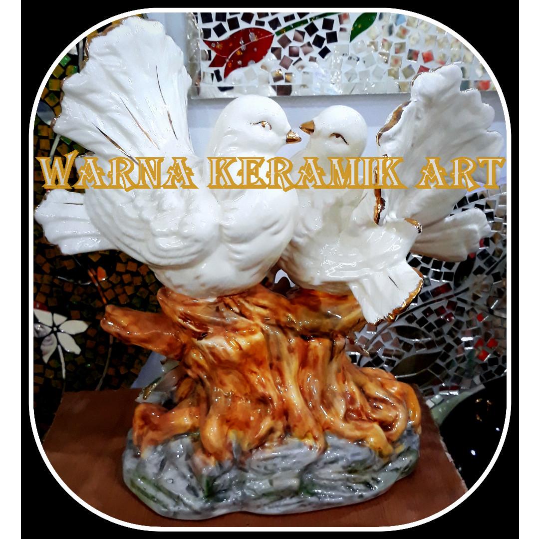 Burung Merpati Putih Design Craft Artwork On Carousell